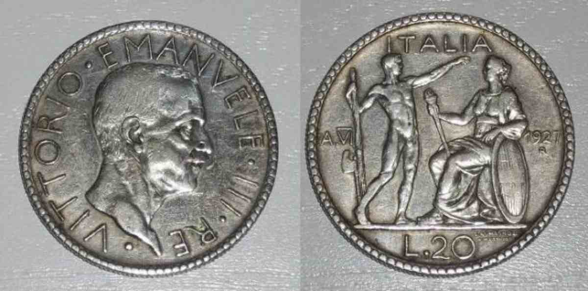 20 lire 1927