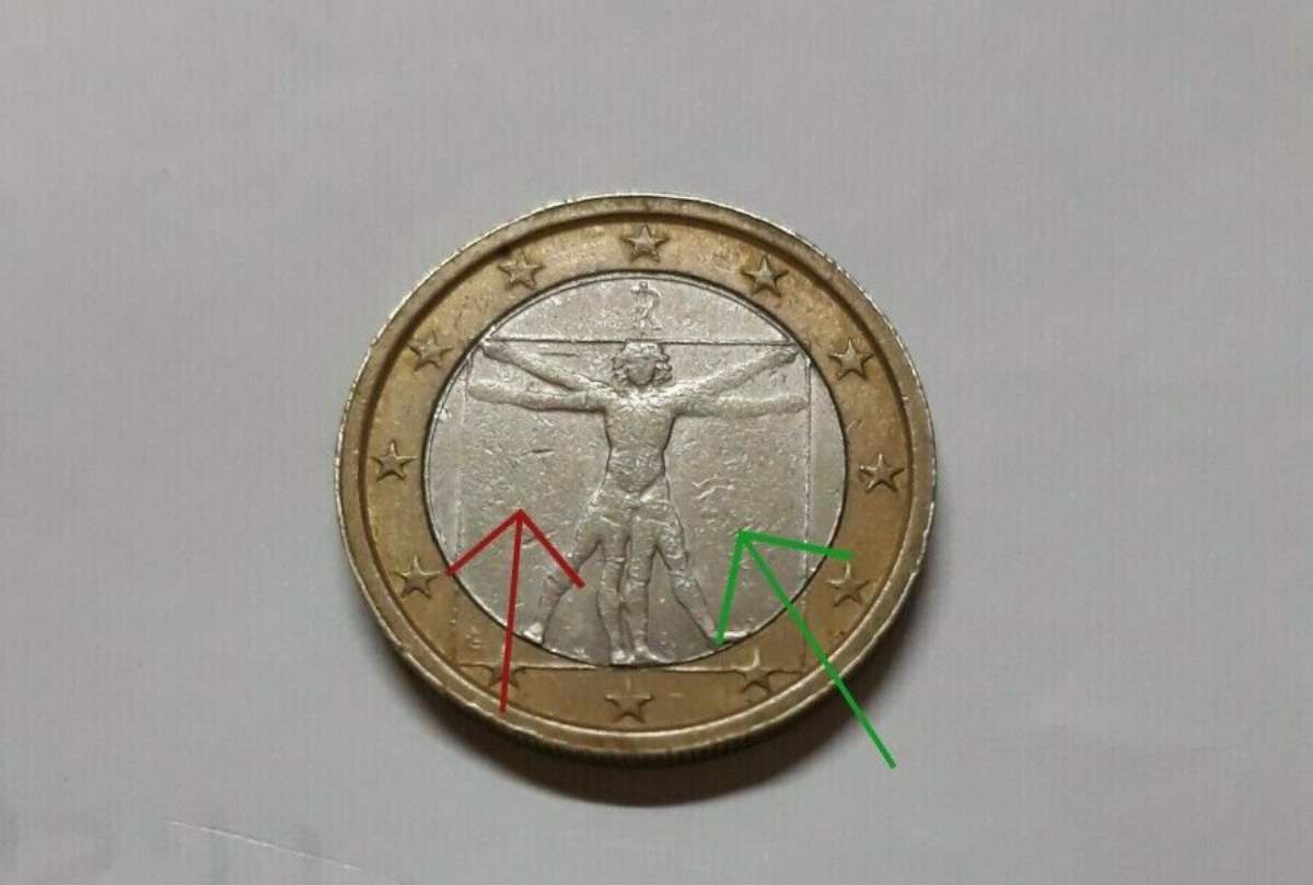 Moneta 1 euro rara