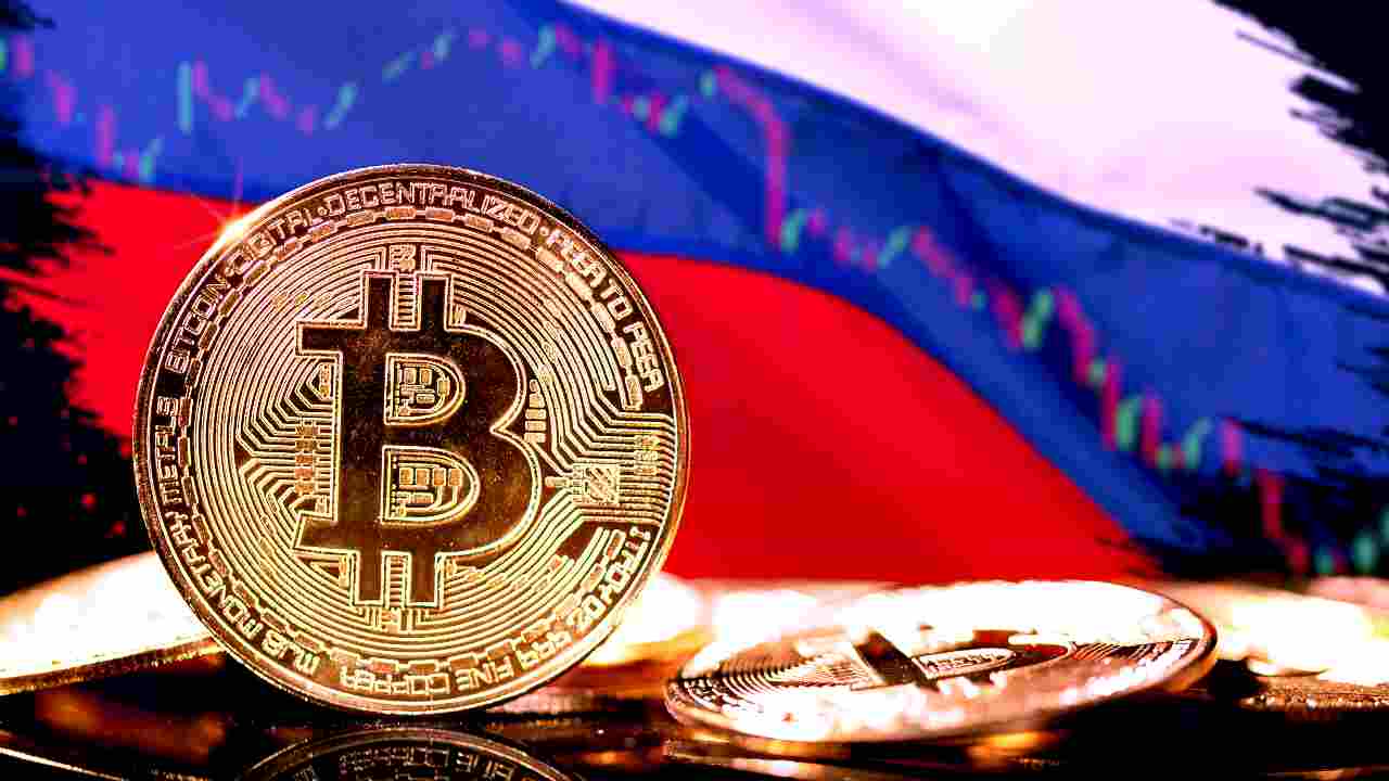 Bitcoin e rublo crolla russia guerra