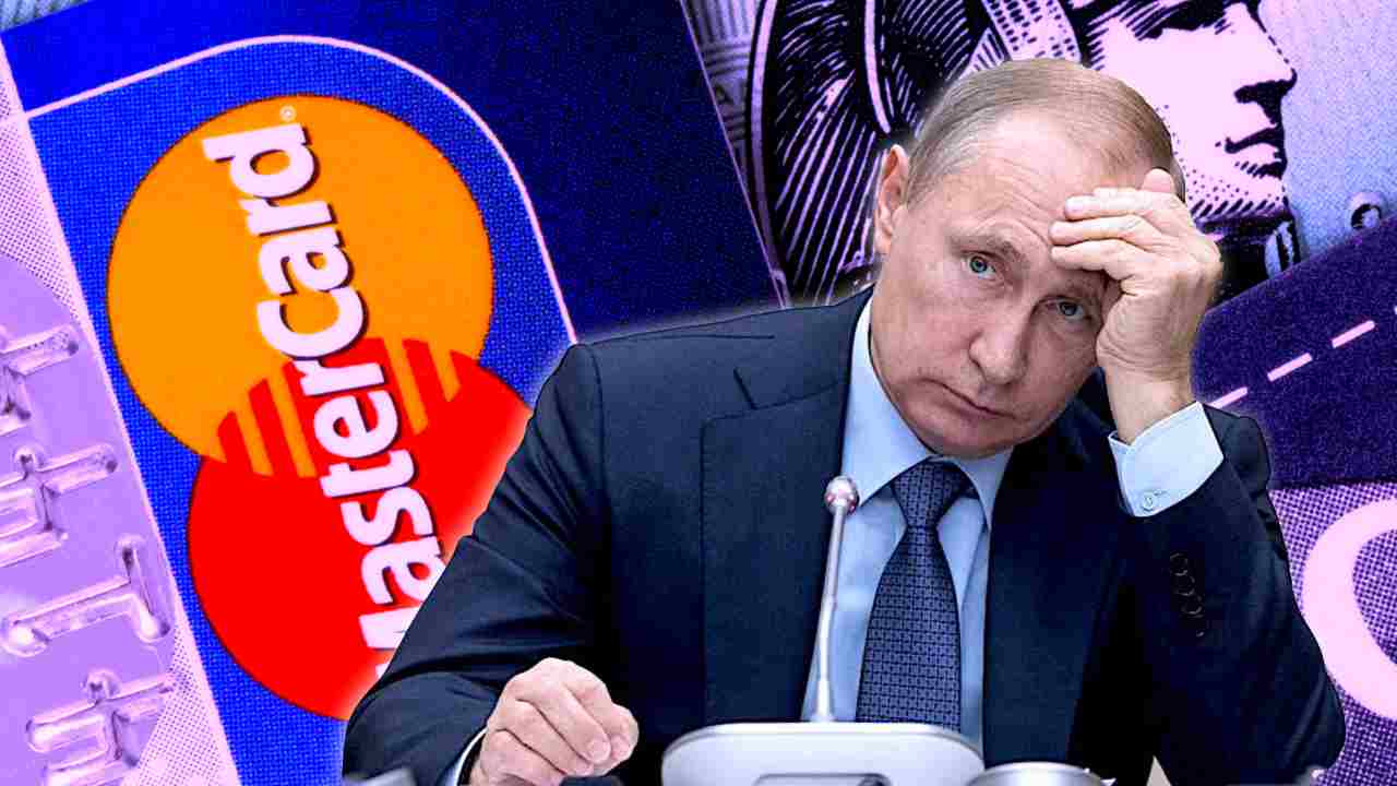 mastercard blocca servizi sospesi in Russia per guerra Putin contro ucraina