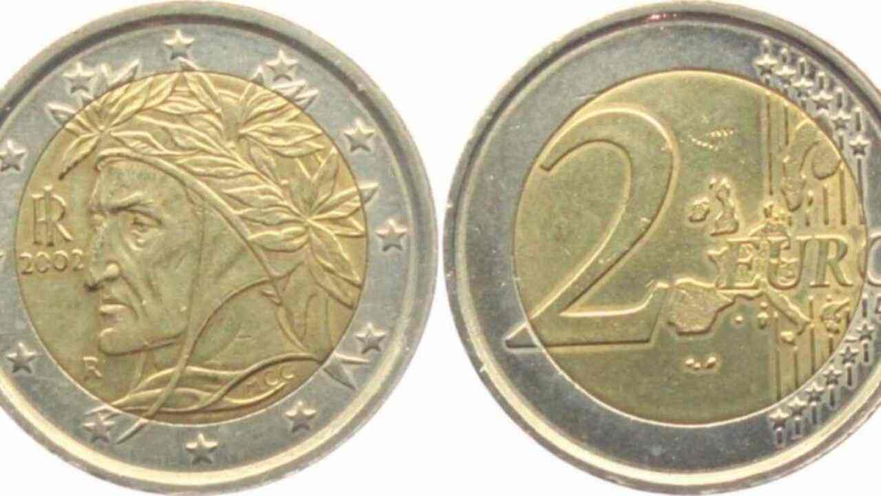 2 euro Dante Alighieri