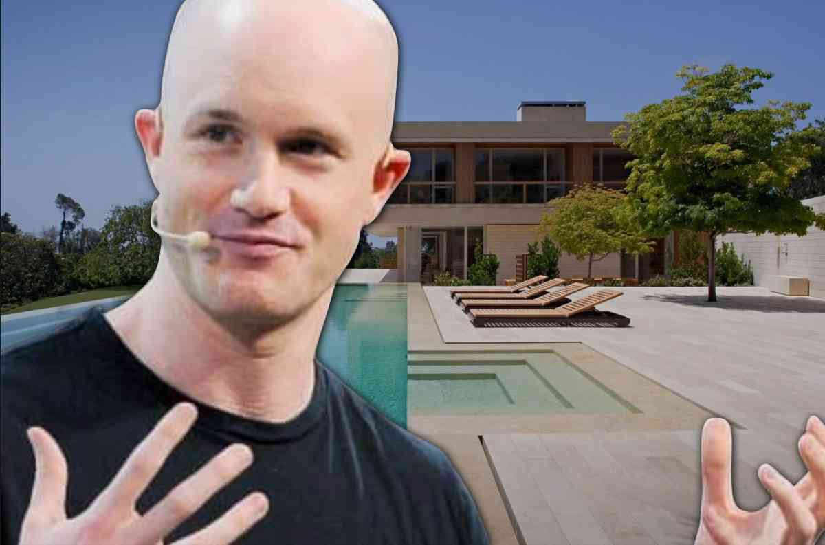 Ceo coinbase villa 133 milioni con criptovalute