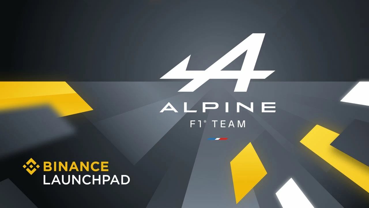 fan token F1 Alpine binance launchpad lancio
