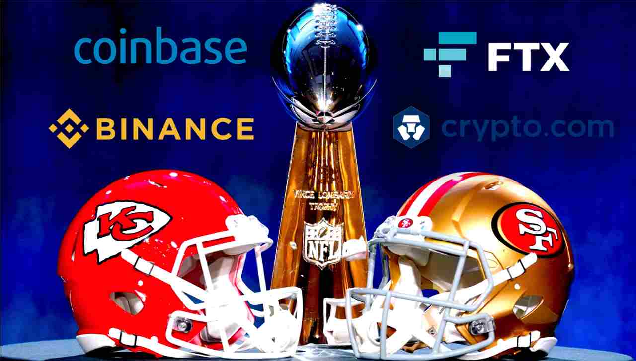 super bowl criptovalute coinbase binance ftx crypto.com