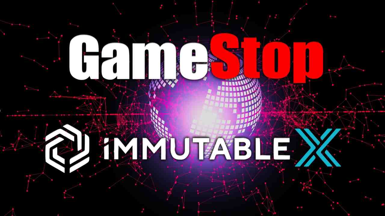 gamestop con immutable imx nft