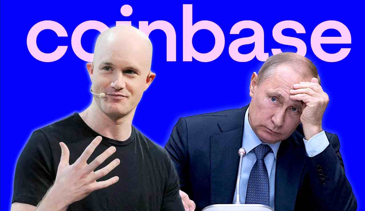 coinbase sanzioni russia putin