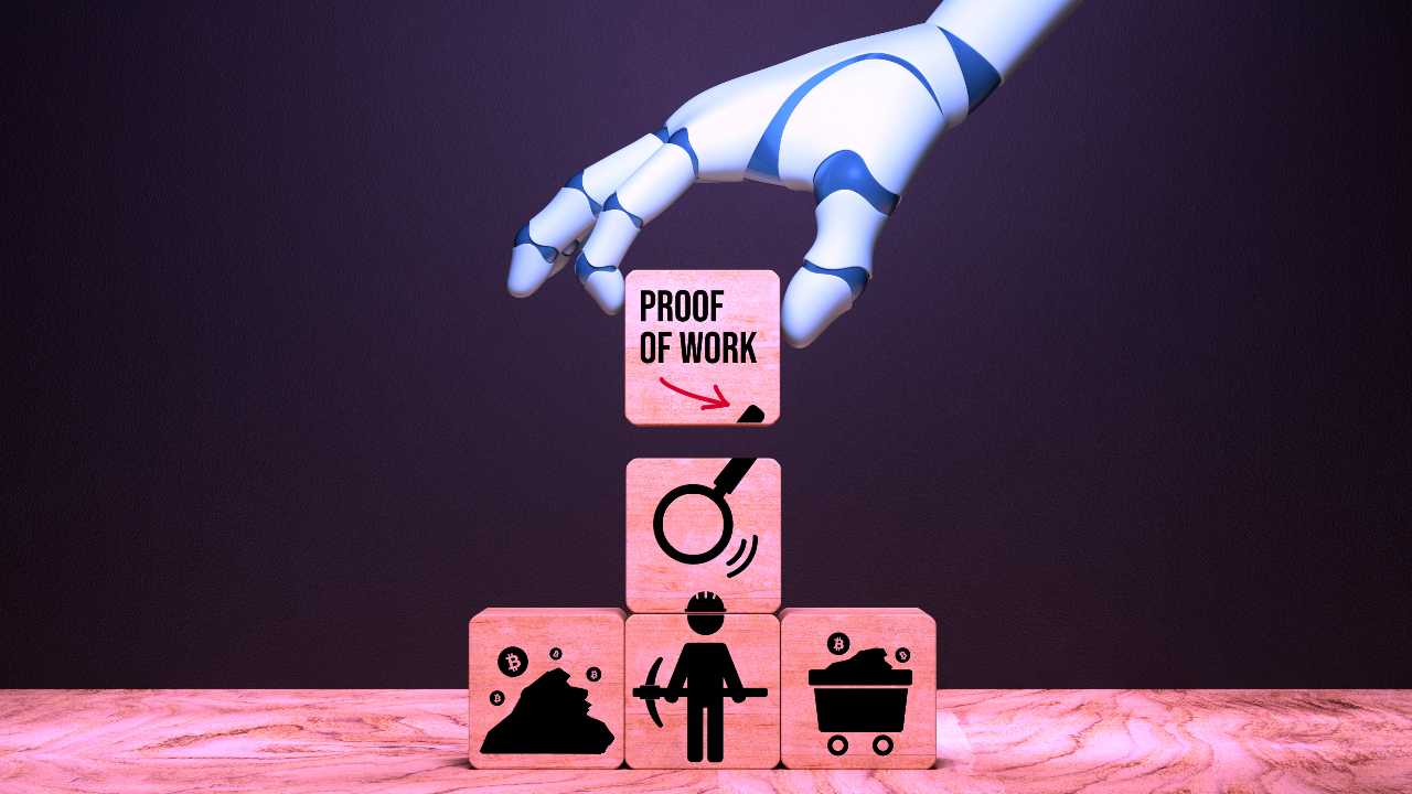 Proof of work cosa è meccanismo consenso bitcoin blockchain